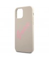 Guess GUHCP12SLSVSGP iPhone 12 mini 5.4" gray pink/grey pink hardcase Silicone Vintage