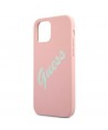 Guess GUHCP12SLSVSPG iPhone 12 mini 5.4" rose green/green pink hardcase Silicone Vintage