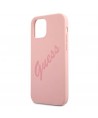 Guess GUHCP12SLSVSPI iPhone 12 mini 5.4" pink/pink hardcase Script Vintage