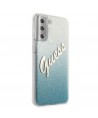 Guess GUHCS21MPCUGLSBL S21+ G996 blue/blue hardcase Glitter Gradient Script