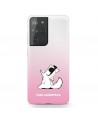 Karl Lagerfeld Choupette Fun Case for Samsung Galaxy S21 Ultra - Pink