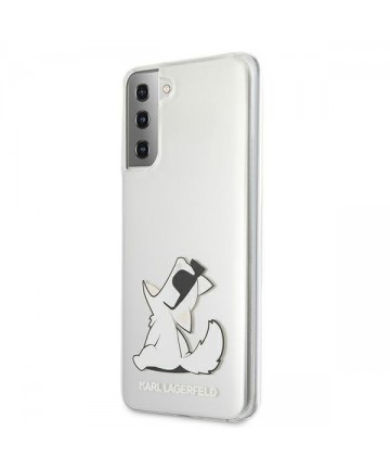 Karl Lagerfeld Choupette Fun Case for Samsung Galaxy S21+ - Transparent