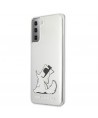 Karl Lagerfeld Choupette Fun Case for Samsung Galaxy S21+ - Transparent