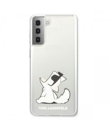 Karl Lagerfeld Choupette Fun Case for Samsung Galaxy S21+ - Transparent