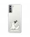 Karl Lagerfeld Choupette Fun Case for Samsung Galaxy S21+ - Transparent