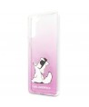Karl Lagerfeld Choupette Fun Case for Samsung Galaxy S21+ - Pink