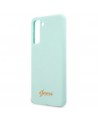 Guess GUHCS21MLSLMGLB S21+ G996 blue/blue hardcase Silicone Script Metal Logo