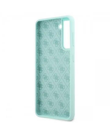 Guess GUHCS21MLSLMGLB S21+ G996 blue/blue hardcase Silicone Script Metal Logo