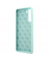 Guess GUHCS21MLSLMGLB S21+ G996 blue/blue hardcase Silicone Script Metal Logo