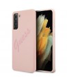 Guess GUHCS21MLSVSPI S21+ G996 pink/pink hardcase Script Vintage