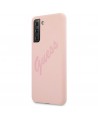 Guess GUHCS21MLSVSPI S21+ G996 pink/pink hardcase Script Vintage