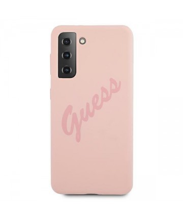 Guess GUHCS21MLSVSPI S21+ G996 pink/pink hardcase Script Vintage