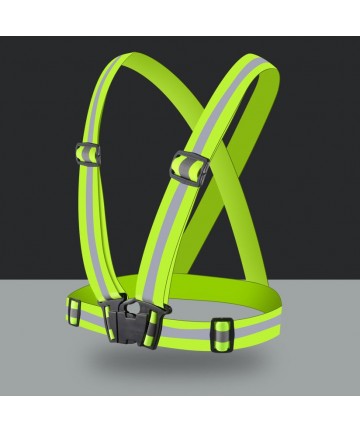 Adjustable reflective harness for a running bike - orange