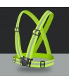 Adjustable reflective harness for a running bike - orange