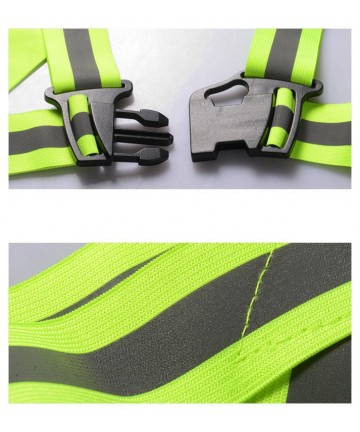 Adjustable reflective harness for a running bike - orange