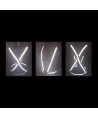 Adjustable reflective harness for running bike - black