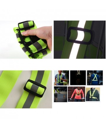Adjustable reflective harness for running bike - black