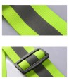 Adjustable reflective harness for running bike - black