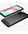 Carbon Case Flexible Cover TPU Case for Samsung Galaxy A32 4G black