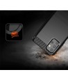 Carbon Case Flexible Cover TPU Case for Samsung Galaxy A32 4G black