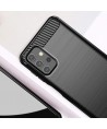 Carbon Case Flexible Cover TPU Case for Samsung Galaxy A32 4G black