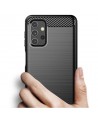 Carbon Case Flexible Cover TPU Case for Samsung Galaxy A32 4G black