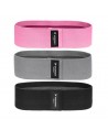 Wozinsky 3x Fabric Resistance Mini Band Set for Yoga, Fitness, CrossFit Exercises (WFB-01)