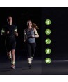 Reflective armband bicycle running Velcro 4cm yellow