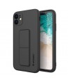 Wozinsky Kickstand Case Silicone Case with Stand Xiaomi Redmi 10X 4G / Xiaomi Redmi Note 9 Black