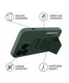 Wozinsky Kickstand Case Silicone Case with Stand Xiaomi Redmi 10X 4G / Xiaomi Redmi Note 9 Black