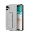 Wozinsky Kickstand Case silicone case with kickstand case Xiaomi Redmi 10X 4G / Xiaomi Redmi Note 9 gray