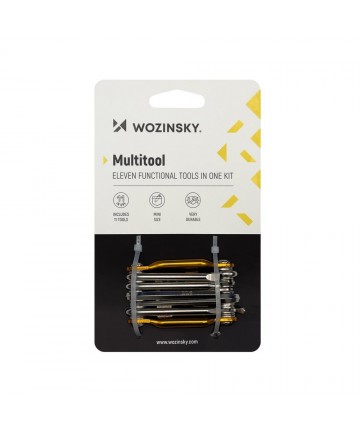 Wozinsky bicycle multitool 11in1 bicycle repair tool kit (WMT-01)