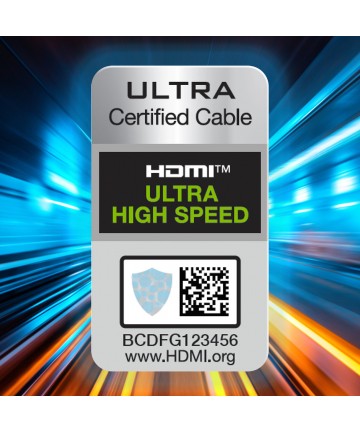 Wozinsky HDMI 2.1 Cable 8K 60 Hz 48 Gbps / 4K 120 Hz / 2K 144 Hz 1 m Silver (WHDMI-10)