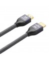 Wozinsky HDMI 2.1 Cable 8K 60 Hz 48 Gbps / 4K 120 Hz / 2K 144 Hz 1 m Silver (WHDMI-10)
