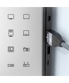 Wozinsky HDMI 2.1 Cable 8K 60 Hz 48 Gbps / 4K 120 Hz / 2K 144 Hz 1 m Silver (WHDMI-10)