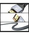 Wozinsky HDMI 2.1 Cable 8K 60 Hz 48 Gbps / 4K 120 Hz / 2K 144 Hz 3 m Silver (WHDMI-30)