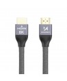 Wozinsky HDMI 2.1 Cable 8K 60 Hz 48 Gbps / 4K 120 Hz / 2K 144 Hz 5 m Silver (WHDMI-50)