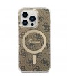 Guess IML 4G MagSafe case for iPhone 15 Pro - brown