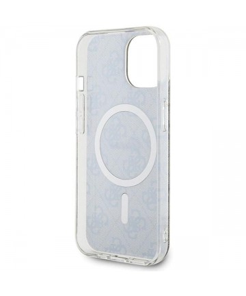 Guess IML 4G MagSafe iPhone 15 Plus Case - Brown