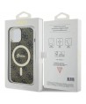 Guess IML 4G MagSafe iPhone 15 Plus Case - Brown