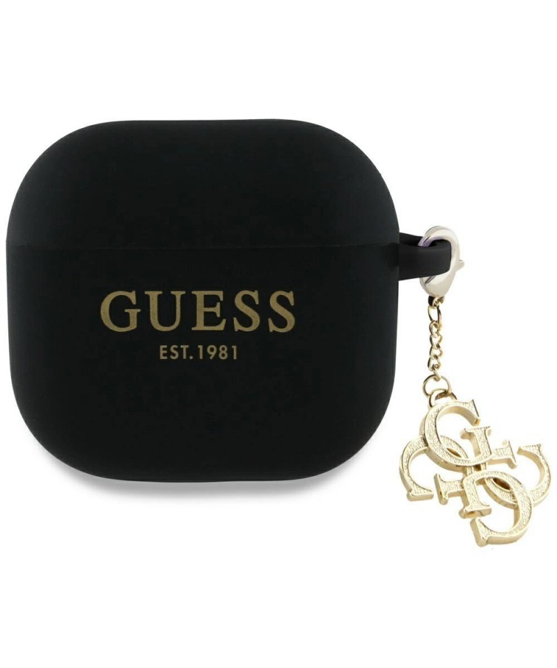 Guess 4G Charm Case for AirPods 4 - Black