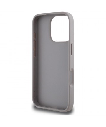 Guess Grained Roses Big 4G Logo iPhone 16 Pro Max Case - Purple