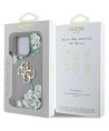 Guess Grained Roses Big 4G Logo iPhone 16 Pro Max Case - Purple
