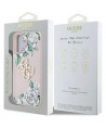 Guess Grained Roses Big 4G logo iPhone 16 case - pink