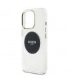 Guess IML Metal Colored Circle Classic Logo MagSafe case for iPhone 16 Pro - black