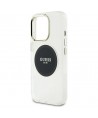 Guess IML Metal Colored Circle Classic Logo MagSafe Case for iPhone 16 Pro Max - Black
