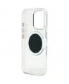 Guess IML Metal Colored Circle Classic Logo MagSafe Case for iPhone 16 Pro Max - Black