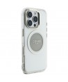 Guess IML Metal Colored Circle Classic Logo MagSafe case for iPhone 16 Pro Max - gray