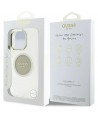 Guess IML Metal Colored Circle Classic Logo MagSafe case for iPhone 16 Pro - gray