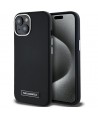 Karl Lagerfeld FW Metal Plate MagSafe iPhone 15 Case - Black